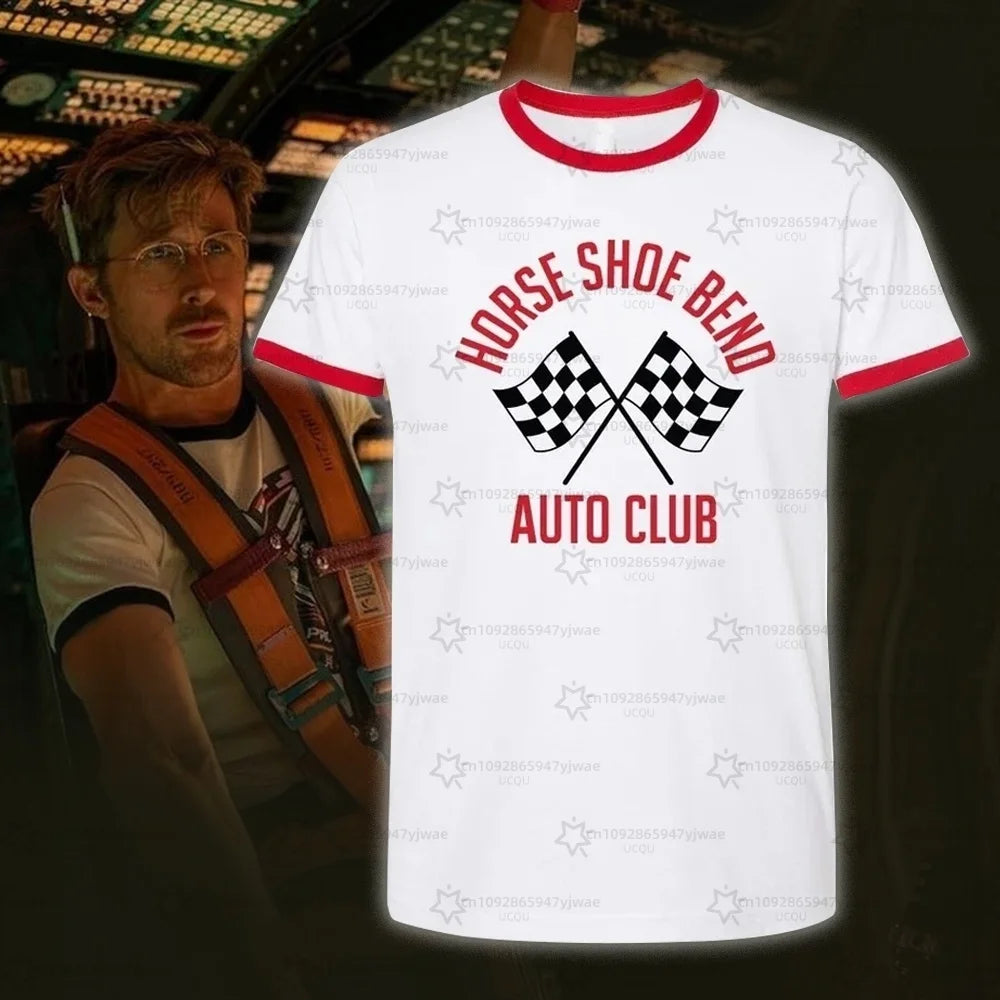 Horse Shoe Bend Auto Club Shirt Project Hail Mary Ryan Gosling Movie Inspired Graphic Tee Vintage  Casual T Shirt