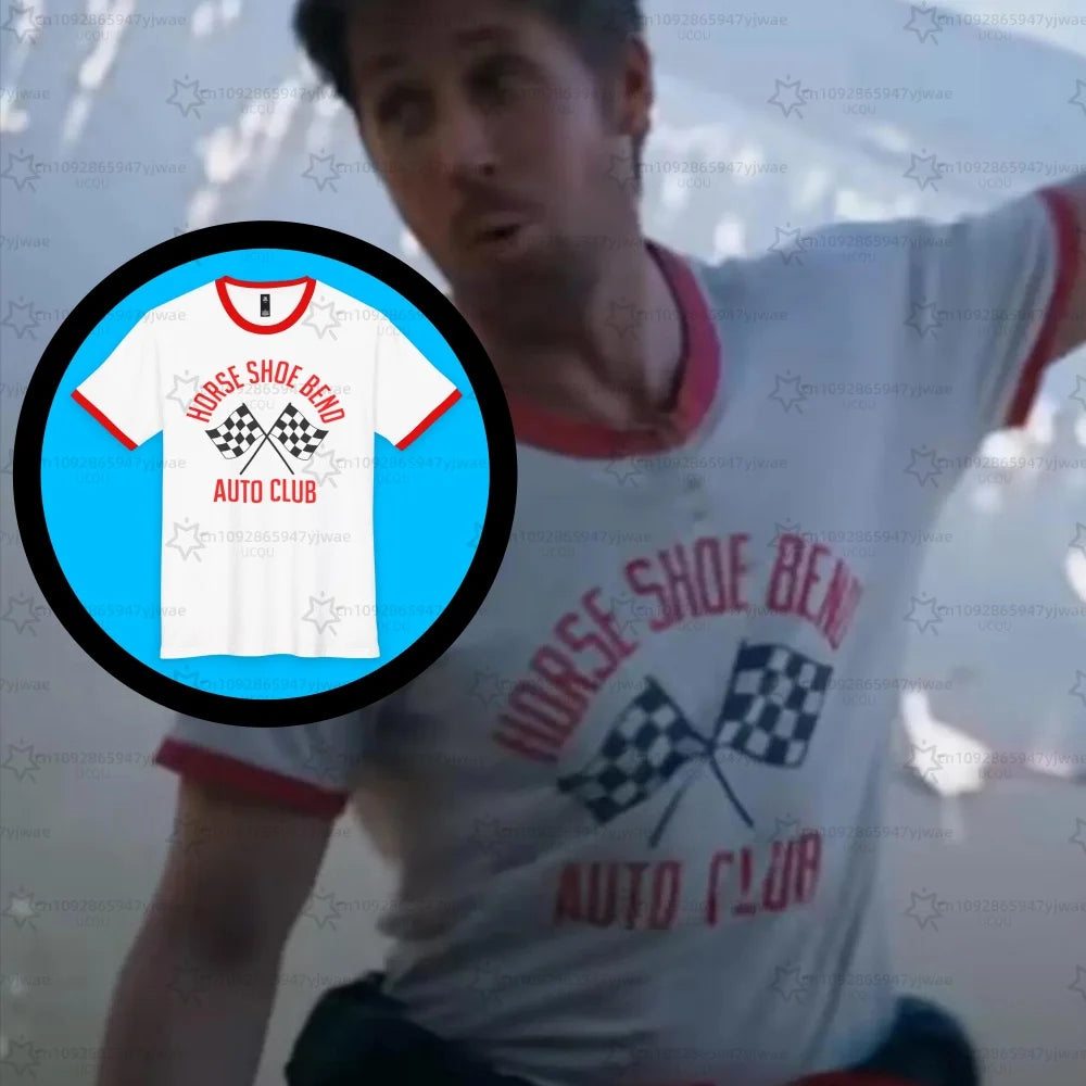 Horse Shoe Bend Auto Club Shirt Project Hail Mary Ryan Gosling Movie Inspired Graphic Tee Vintage  Casual T Shirt