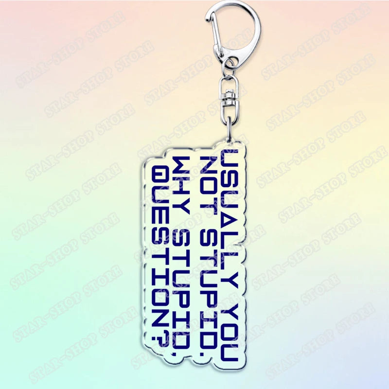 Project Hail Mary Keychain for Accessories Mission Crest Rocky Space Andy Weir Warning Astrophage Keyring Jewelry Fans Gifts